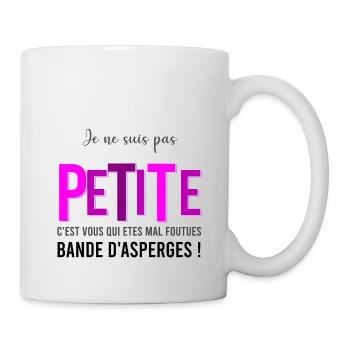 Je ne suis pas petite - Mug blanc - blanc - Droite
