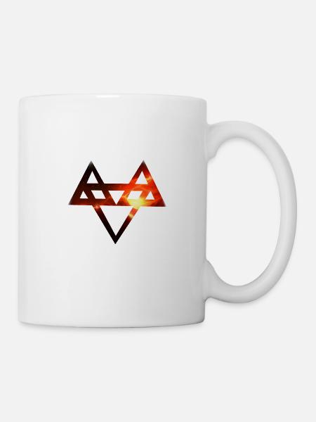 Logo Neffex Logo 3D Rouge - Mug blanc - blanc