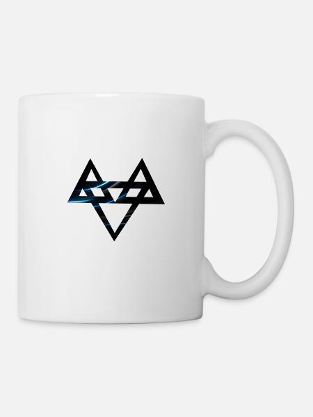 Neffex 3D 3 Bleu2 - Mug blanc - blanc