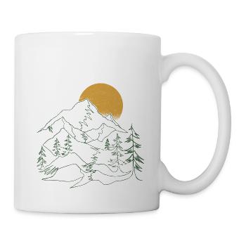 Matterhorn Alps Mountains - Mug - white - Right