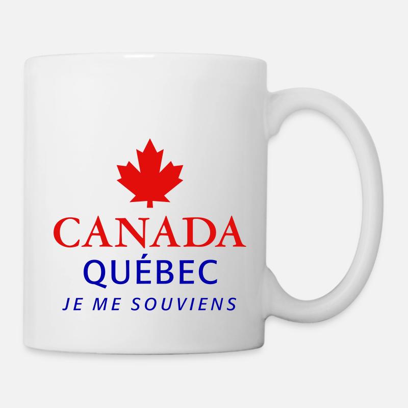 Kanada Quebec Maple Leaf Ahornblatt I love Canada - Tasse - Weiß