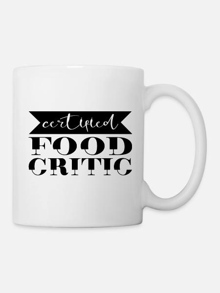 Critique gastronomique certifiée - Mug blanc - blanc