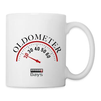 Oldometer 20e anniversaire - Mug blanc - blanc - Droite