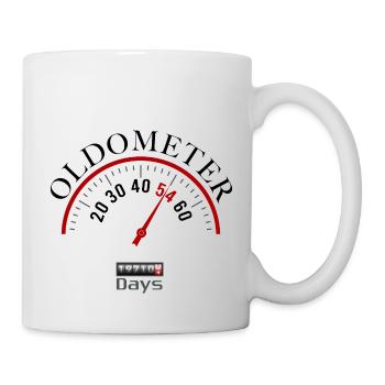 Oldometer 54e anniversaire - Mug blanc - blanc - Droite