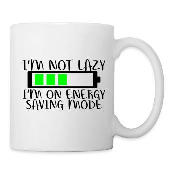 I'm Not Lazy I'm On Energy Saving Mode 2 - Mug - white - Right