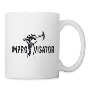 improvisator - Tasse - Weiß - Rechts