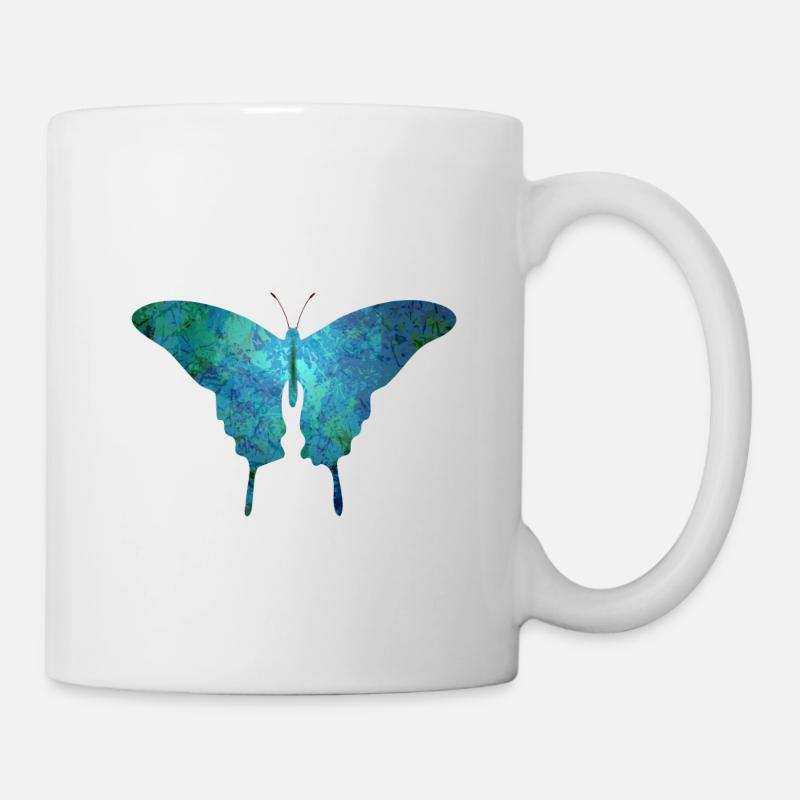 butterfly - Mug - white