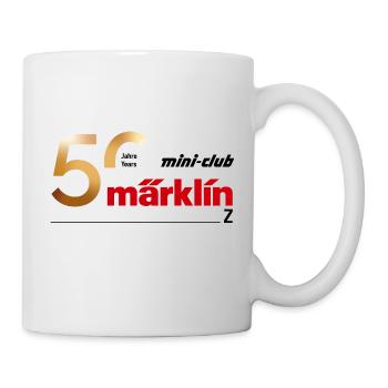 Märklin 50 Jahre Spur Z - Tasse - Weiß - Rechts