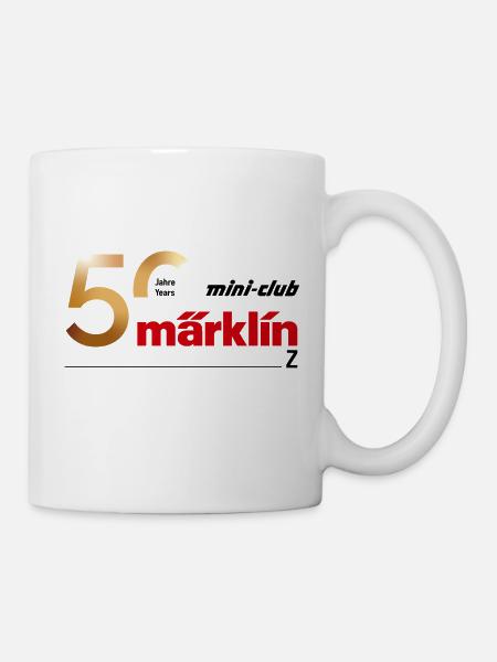 Märklin 50 Jahre Spur Z - Tasse - Weiß