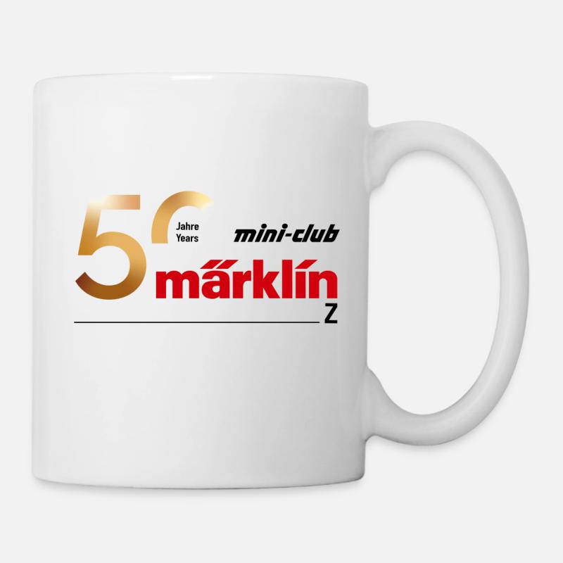 Märklin 50 Jahre Spur Z - Tasse - Weiß