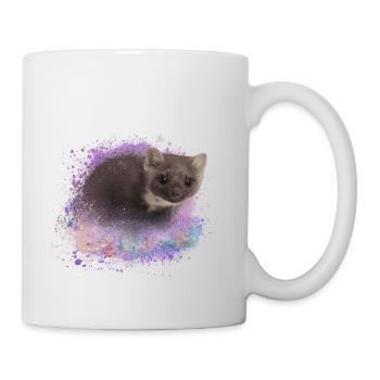 iltis,marten,ferrets,graffiti,painting - Mug - white - Right