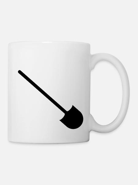 EXCAVATOR WORKS - Mug - white