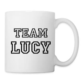 TEAM LUCY Nom du chien TeamTricot - Mug blanc - blanc - Droite