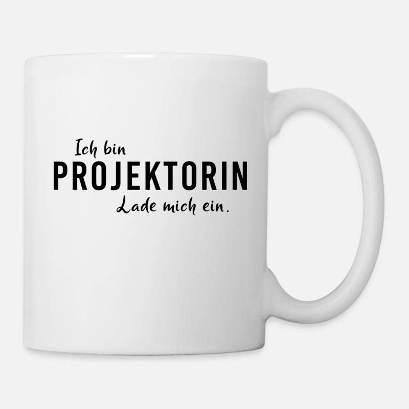 Human Design System Projektorin lade mich ein - Tasse - Weiß