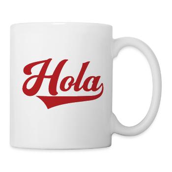 Hola Espagnol Bonjour Hawaii Hawaiian Pride Mexicain - Mug blanc - blanc - Droite