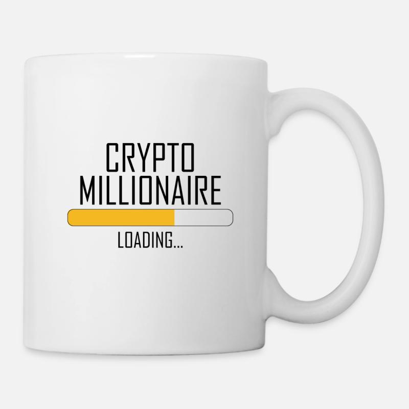 Crypto Millionnaire - Mug blanc - blanc