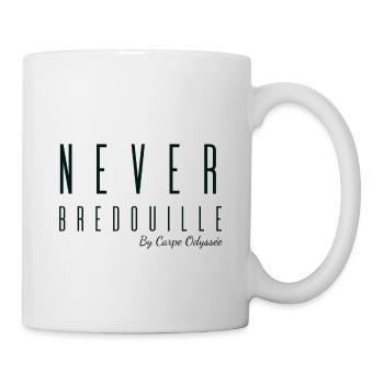 Never Bredouille by Carpe Odyssée ! - Mug blanc - blanc - Droite