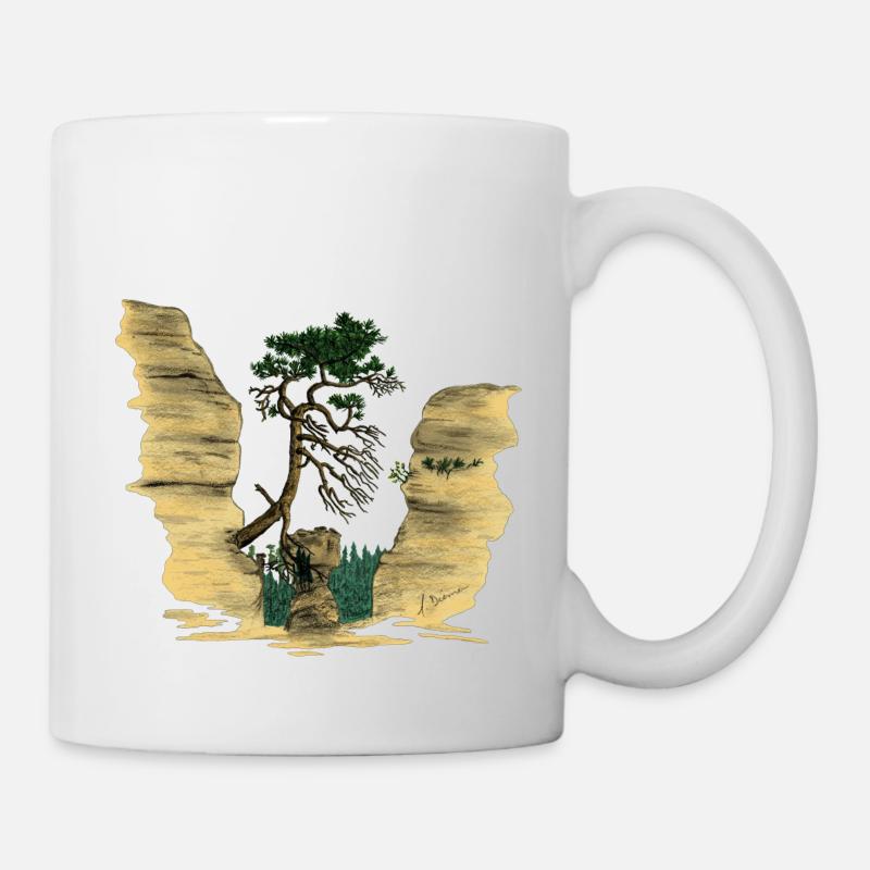 Montagnes de grès de l’Elbe - Mug blanc - blanc