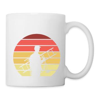 Ramoneur Rétro - Mug blanc - blanc - Droite