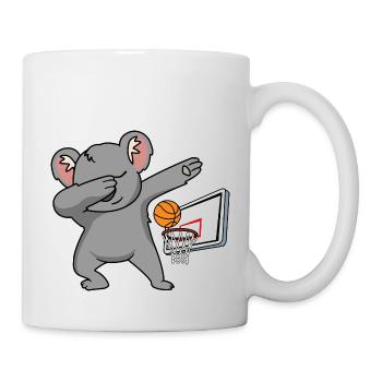 dab dabbing koala basketball koalas comic cute - Mug - white - Right