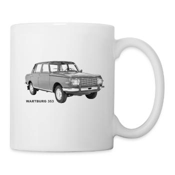 Wartburg 353 GDR Oldtimer Eisenach Ostalgie Cars - Mug blanc - blanc - Droite
