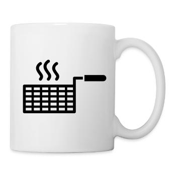 Fritteusenkorb - Tasse - Weiß - Rechts