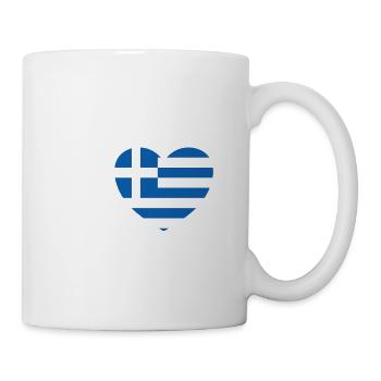 I love Greece - Tasse - Weiß - Rechts