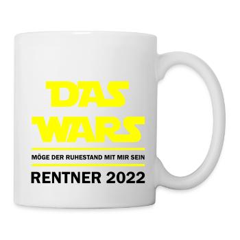 Das wars Rentner 2022 - Tasse - Weiß - Rechts