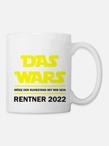 Das wars Rentner 2022 - Tasse - Weiß