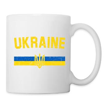Ukraine - Tasse - Weiß - Rechts