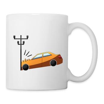 Schlechter Autofahrer - Tasse - Weiß - Rechts