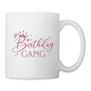 Birthday Gang Matching Group Birthday Party Gift - Mug - white - Right