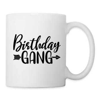 Geburtstag Gang Matching Gruppe Geburtstagsfeier Geschenk - Tasse - Weiß - Rechts