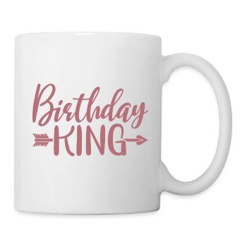 Birthday King - Cadeau de fête d’anniversaire cool pour hommes - Mug blanc - blanc - Droite