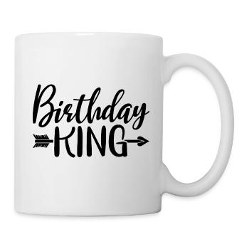 Birthday King - Cadeau de fête d’anniversaire cool pour hommes - Mug blanc - blanc - Droite