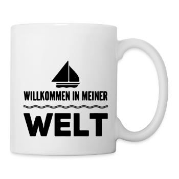 Sailing Saying Gift Welcome to my world - Mug - white - Right