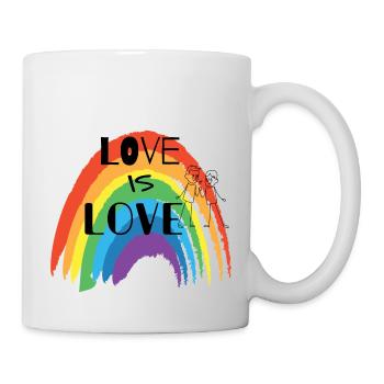 LOVE IS LOVE - Mug - white - Right