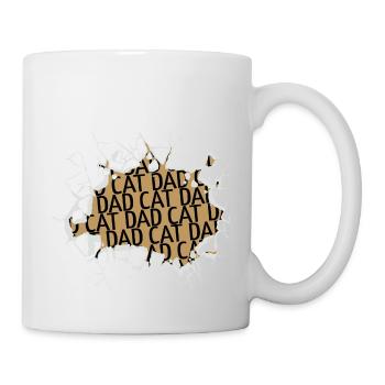 animal valentines day cool - Tasse - Weiß - Rechts