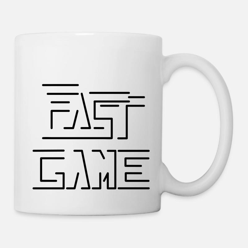 schnelles Spiel - Tasse - Weiß