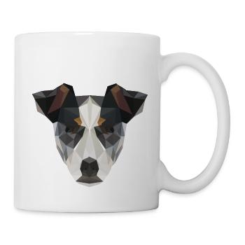 Russel Terrier - Tasse - Weiß - Rechts