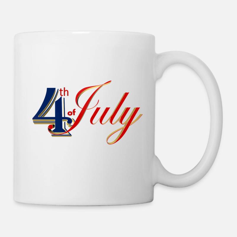 4th of July - Mug - white