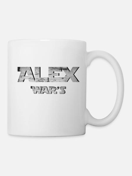 Alex Wars Geschenk Geschenkidee Alexander - Tasse - Weiß