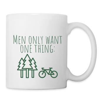 MowoT Fahhrad am Wald - Mug blanc - blanc - Droite