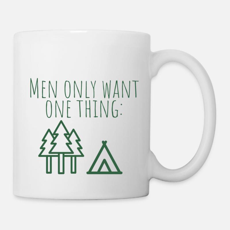 MowoT Zelt am Wald - Tasse - Weiß