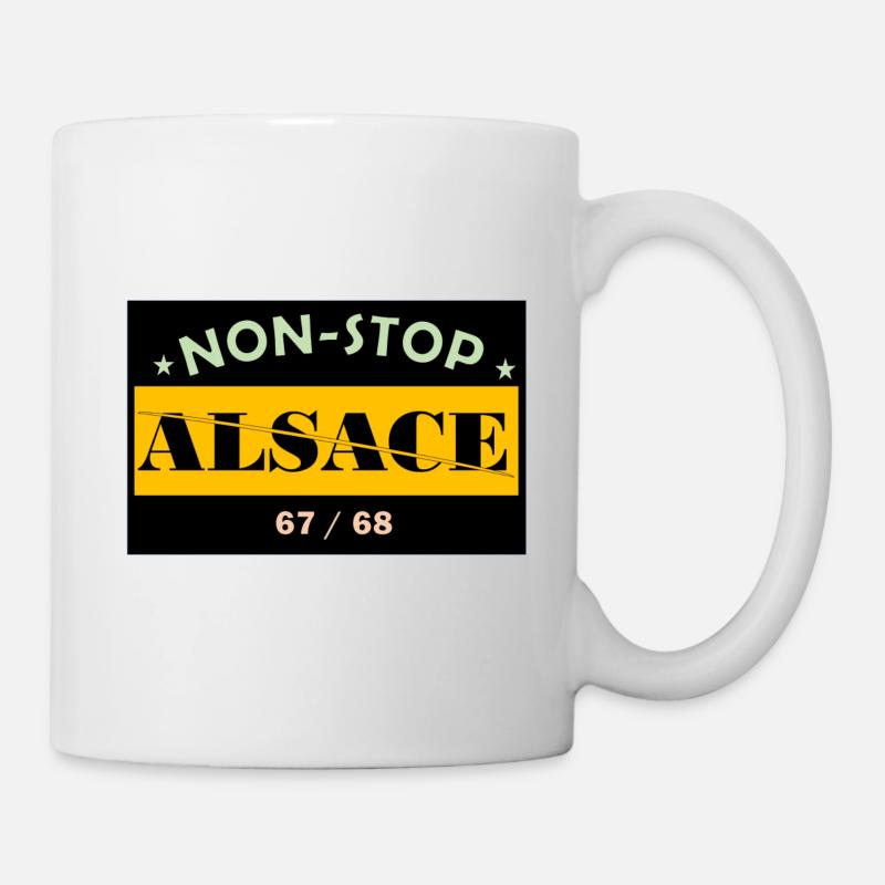 Non stop Alsace - Mug - white