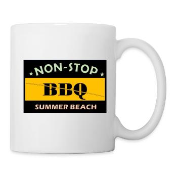 BBQ SOMMERSTRAND - Tasse - Weiß - Rechts