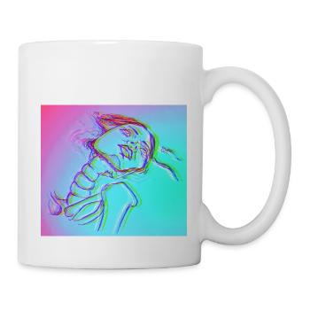 Don't forget the broken Lady - Tasse - Weiß - Rechts
