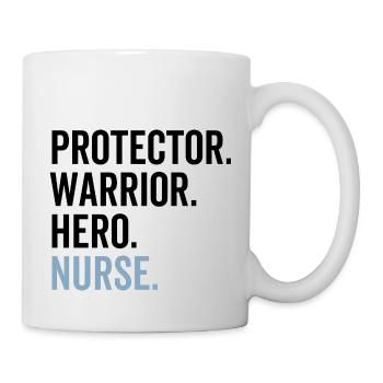 Protector Krieger Held Krankenschwester - Tasse - Weiß - Rechts