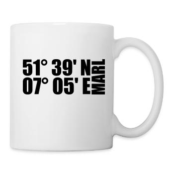 Marl coordinates - Mug - white - Right