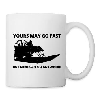 Airboat Fanboat Airboating Planeboat Bateau de marais - Mug blanc - blanc - Droite
